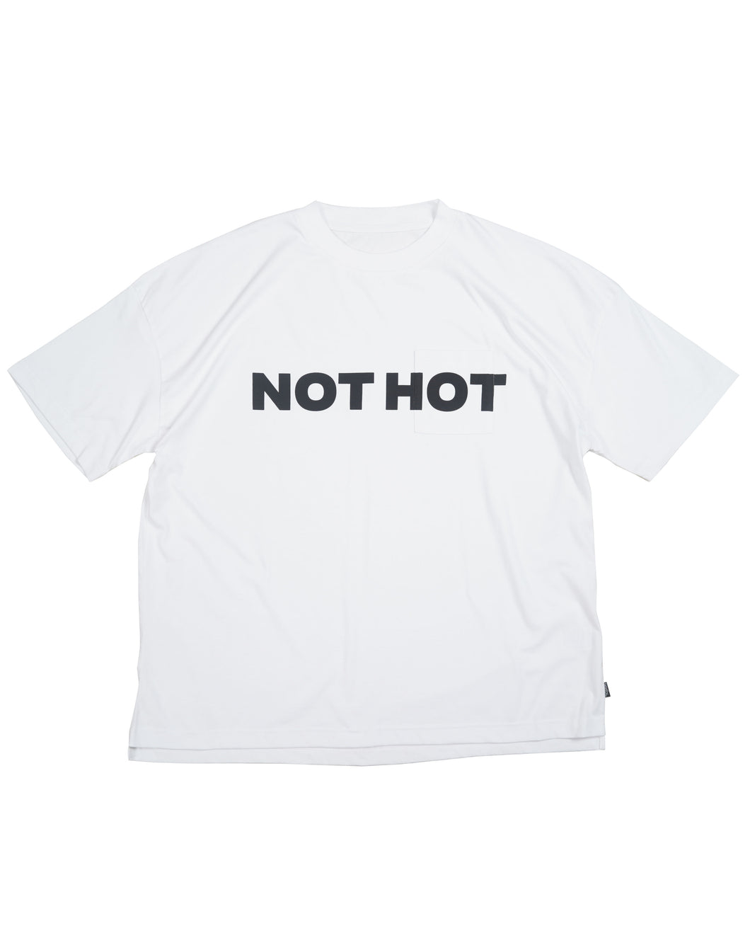 SHELTECHプリントTシャツ（メンズ／WHITE／NOT HOT）