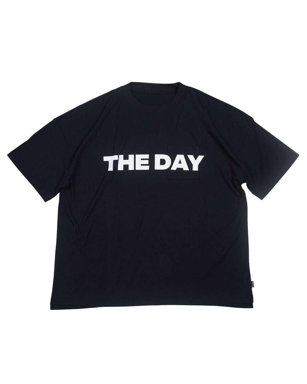 SHELTECHプリントTシャツ（メンズ／BLACK／THE DAY）
