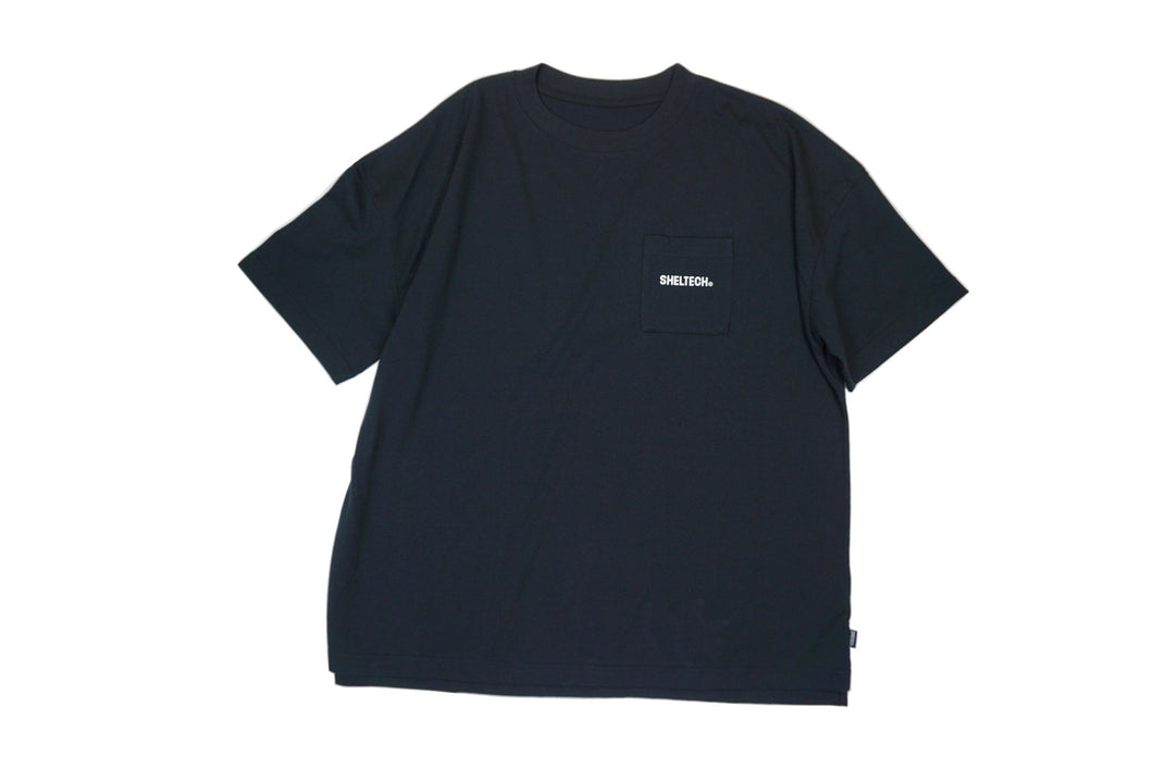 SHELTECHロゴプリントTシャツ（BLACK）