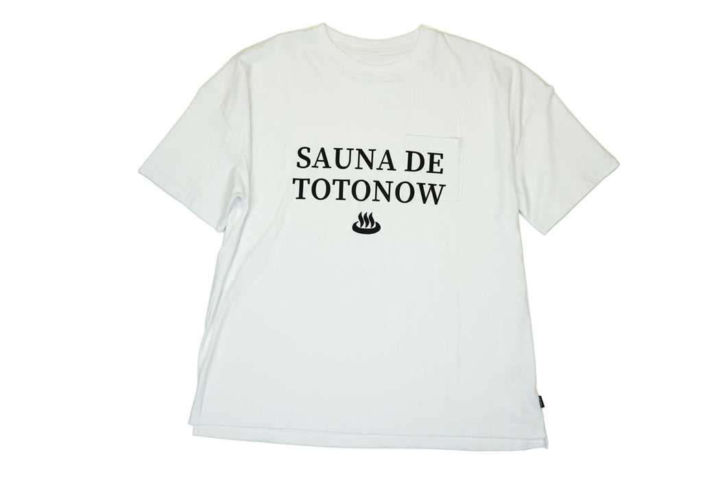 SAUNA DE TOTONOW プリントTシャツ（WHITE）