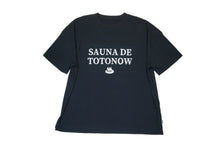 画像をギャラリービューアに読み込む, SAUNA DE TOTONOW プリントTシャツ（BLACK）

