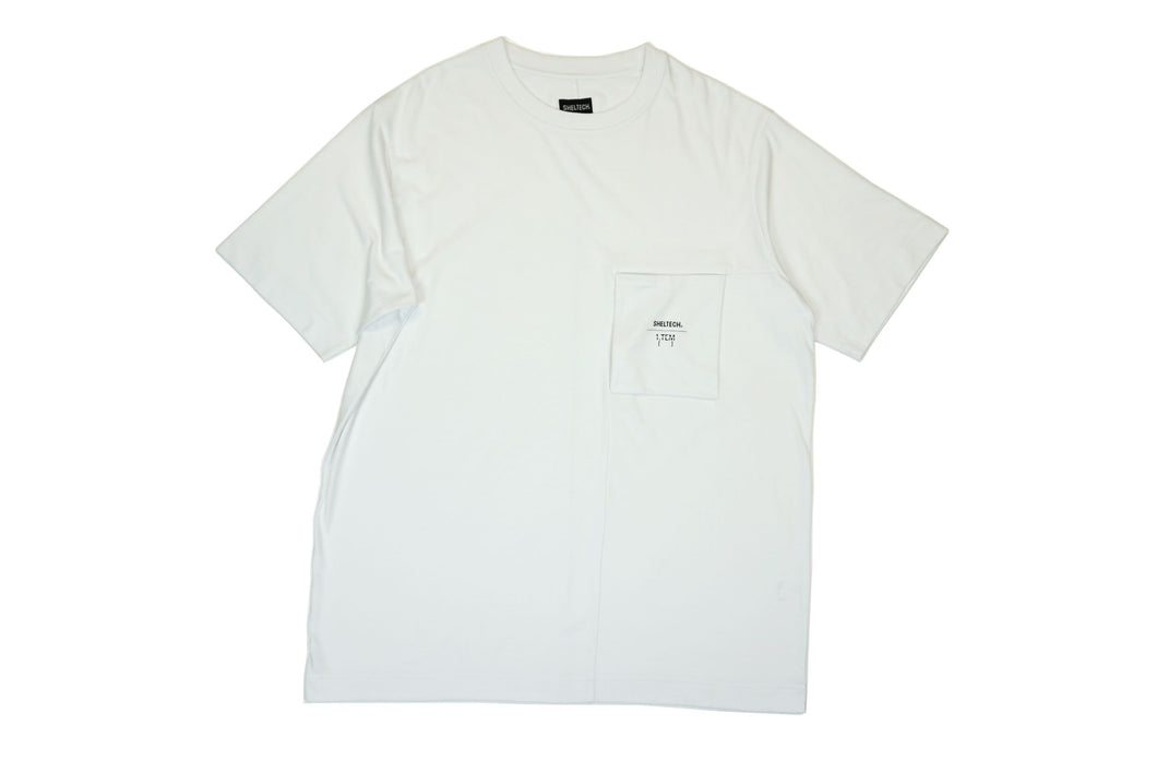 SHELTECH切り替えTシャツ（WHITE）