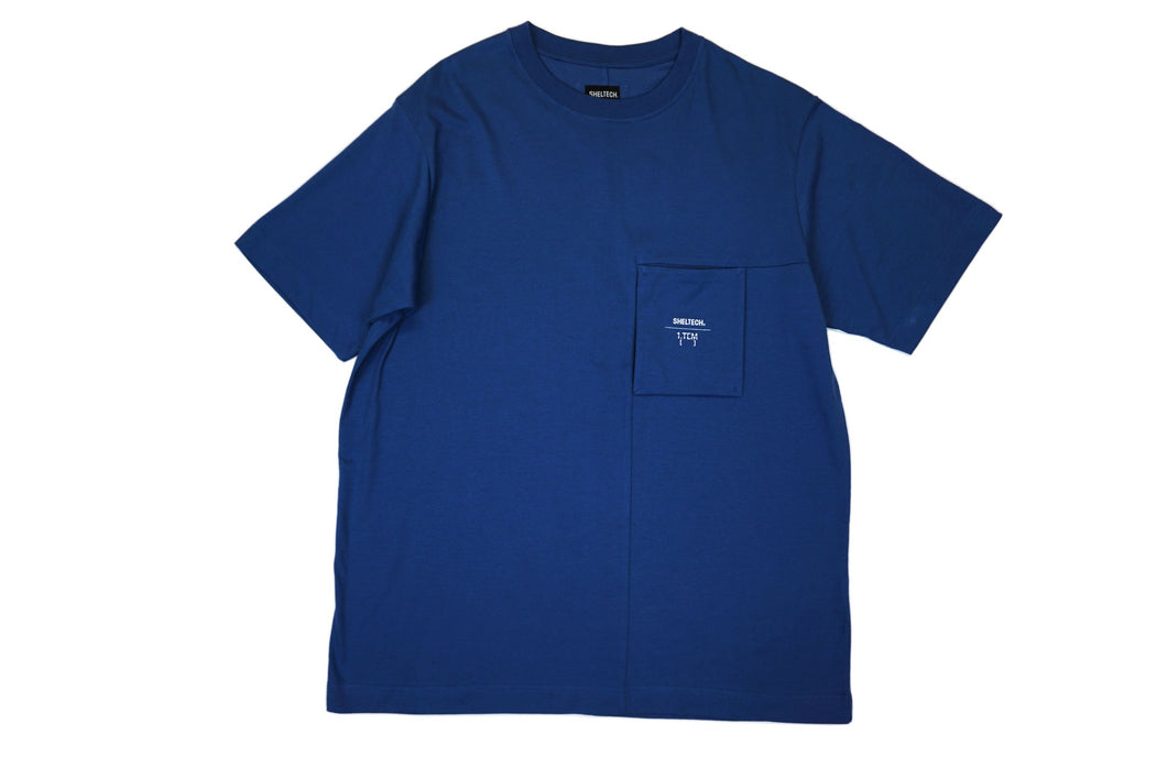 SHELTECH切り替えTシャツ（BLUE）