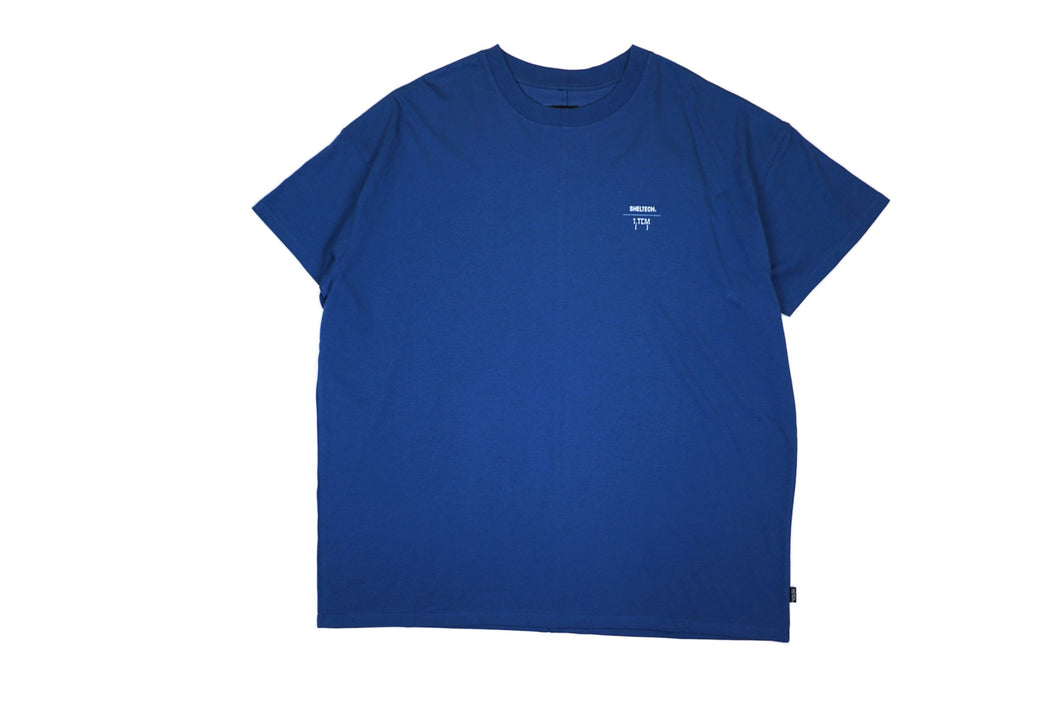 SHELTECHオーバルラインTシャツ（BLUE）